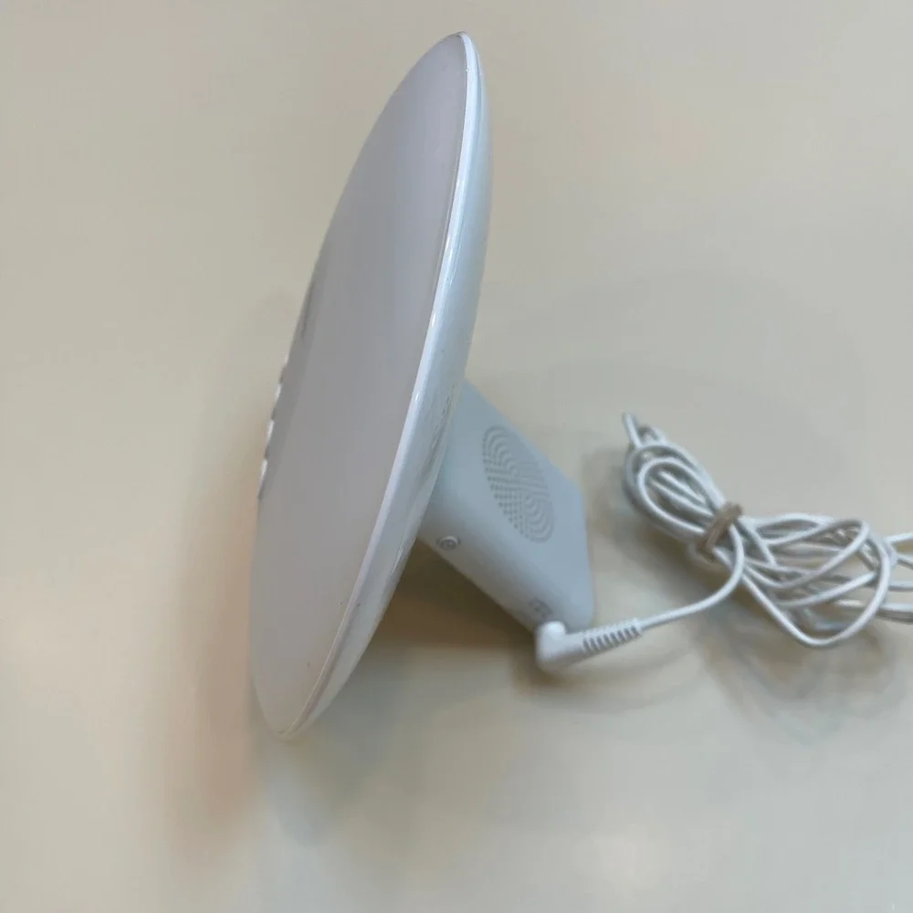 Philips Wake-Up Light Alarm Clock HF3500 Sunrise Simulation White Bedside Lamp